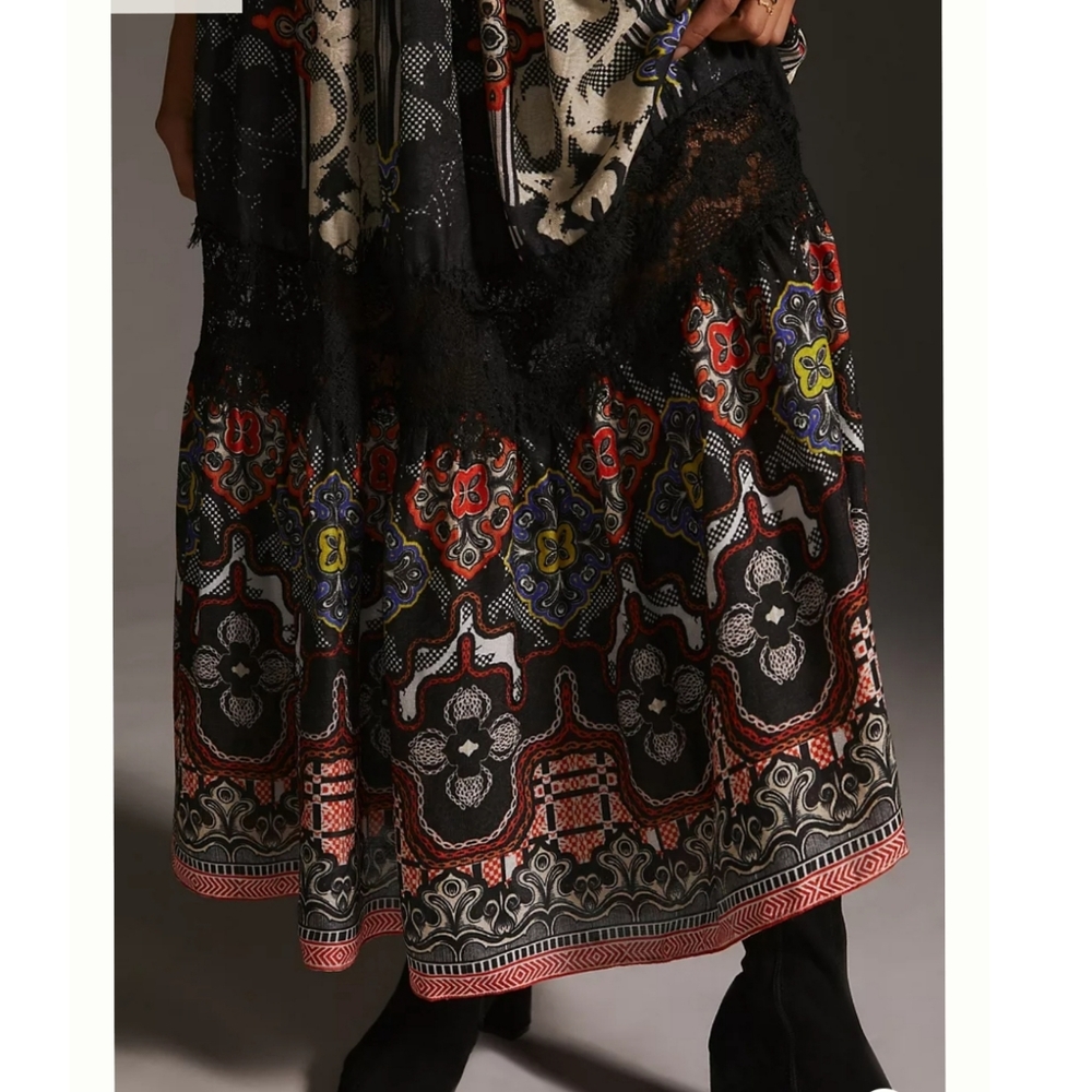 Anthropologie Bhanuni by Jyoti Tiered Maxi Dress - Picture 3 of 8